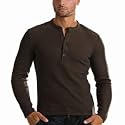 Armani Exchange Suede Trim Henley
