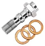 10MM CHROME DOUBLE BANJO BOLT - Goodridge -