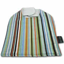 Cocoa Stripes Baby Bib
