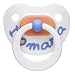bibi silicone day-time BPA FREE soother, dental shape, Mama/Papa pastel, From 6 months