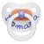bibi silicone day-time BPA FREE soother, dental shape, Mama/Papa pastel, From 6 months