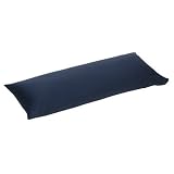 American Textile 200-Thread-Count Cotton Body Pillow Cover, Navy by American Textile