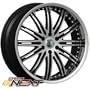 Velocity V865-B Machined w/ Black rims