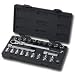3/8 In Dr GearRatchet Set w/ Locking Handle - 23-Pc