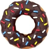 Vo-Toys Vinyl Squeaky Doughnut 6 in Assorted styles Dog Toy