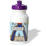 Londons Times Funny Music Cartoons - Canadian Cowboys, Eh - Water Bottles