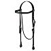 Weaver Leather 35-1999-BK Synthetic Browband Headstall