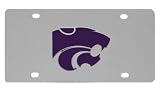 Bergamot Kansas State Wildcats Logo License Plate