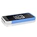 Incipio Edge Chrome Case for iPhone 5/5s - Retail Packaging - Light Blue with Chrome Silver