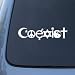 COEXIST - Peace - Vinyl Car Decal Sticker #1769 | Vinyl Color: White