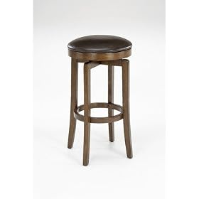 Brendan Backless Bar Stool in Brown Cherry by Hillsdale Furniture