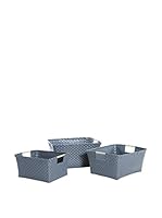 Overbeck & Friends Set Cesta 3 Uds. Antracita