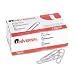 Smooth Finish No. 1 Size Paper Clips, 100 Clips Per Box