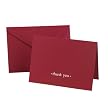 Jean M. Stamped Thank-You Notes- Merlot