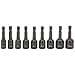 "ABC Products" - 9 Piece ~ Most Popular Sizes - Metric Magnetic Nutsetter - With Quick Release (Sizes: 5mm, 5.5mm 6mm, 7mm, 8mm, 9mm, 10mm, 11, and 12mm)
