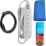Belkin PureAV HDTV Essentials Kit with HDMI Cable, Surge Protector and Cleaning Spray