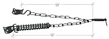 Black Screen and Storm Door Protector Chain