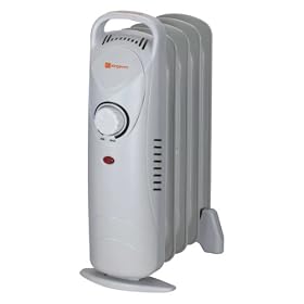 5 Fin Mini 450 Watt Oil Filled Portable Radiator