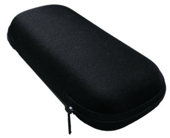 Mittleres Reißverschlussetui / Etui für Sonnenbrillen in schwarz, No. 5003-1