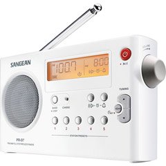 Sangean PR-D7 AM/FM Digital Rechargeable Portable Radio
