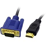 Cable-Tex HDMI Male to VGA Male Cable Lead Gold 2 metre
