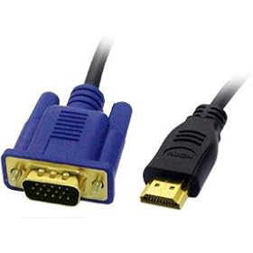 Aptii HDMI Male to VGA Male Cable Lead Gold 1 metre