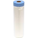 Trimaco 3.94 feet by 72 feet Tape'n Drape Pre-Taped Mask Film 949560