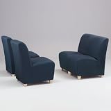 Fully Upholstered Contemporary Reception Seating Set Siena Collection by Lesro - CH03309