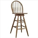 24 Swivel Windsor Barstool- Chestnut