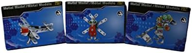Metal Model Robot Dog Airplane and Bug Bundle of 3