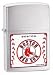 Zippo Lighter MLB BOSTON RED Sox, Brushed Chrome