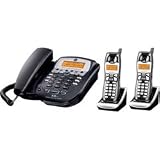 GE - 5.8 GHZ EDGE Speakerphone w Digital Answering system with two handsets