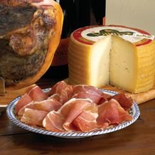 Artisan Young Manchego Cheese and Sliced Serrano Ham Combo by La Tienda by La Tienda