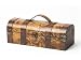 True Fabrications Distressed Wood Wine Box Single Bottle Wine Holder
