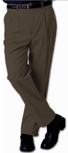 Ed Garments Men'S Tall Business Casual Chino Pleated Pant