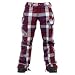 Burton Women's Fly Snowboard Pants- SAMPLE - Garnet Estate Plaid L