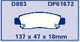 EBC Brakes DP61672 Brake Pad