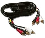 Recoton TSVG310 Stereo Audio/Video RCA Cable (6 feet)