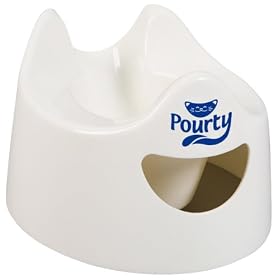 Pourty Easy-to-Pour Potty (White)