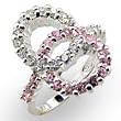 Women's Classic Line Rose Cubic Zirconia Special Plating Ring, Size: 5-10 Sterling Silver .925 Women's Classic Line Rose Cubic Zirconia Special Plating Ring, Size: 5-10 Sterling Silver .925