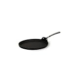 Simply Calphalon Enamel 13 Inch Round Grill Pan, Black