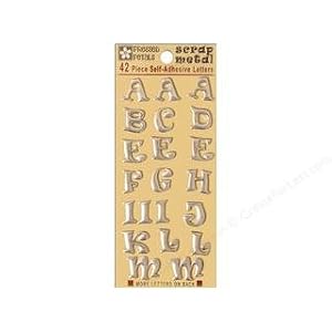 metal sticker letters mini