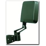 CIPA 44401 Jeep Wrangler Half-Door Manual Replacement Mirror (Black) - Right Hand Side