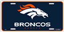 Denver Broncos License Plate