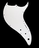 3 Ply Guitar Pickguard For Line 6 Variax 600 - WHITE (C06)