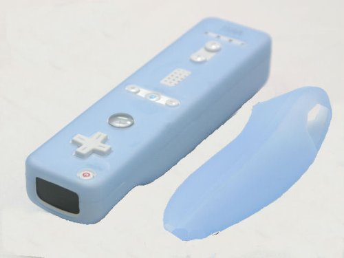 Nintendo Wii Controller / Nunchuck Silicon Skin Blue