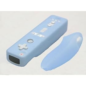 Nintendo Wii Controller / Nunchuck Silicon Skin Blue