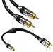50 ft Premium Grade Subwoofer Cable with Adaptor