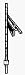 STEEL CITY CORP #FP3-14 3' STL Fence Post