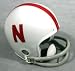 Nebraska Huskers 1970-81 Throwback Replica Mini Helmet